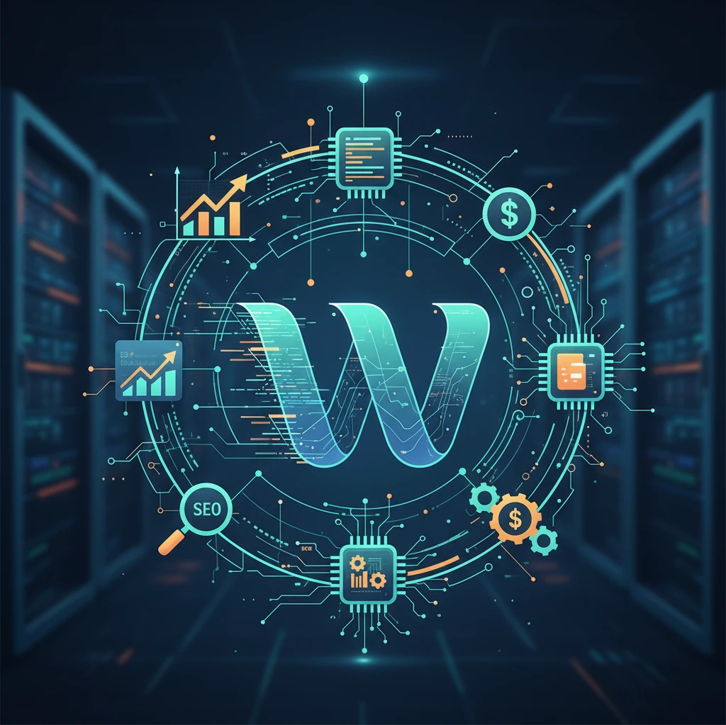 Professional illustration for article about High-Performance WordPress: More Than Just a Website