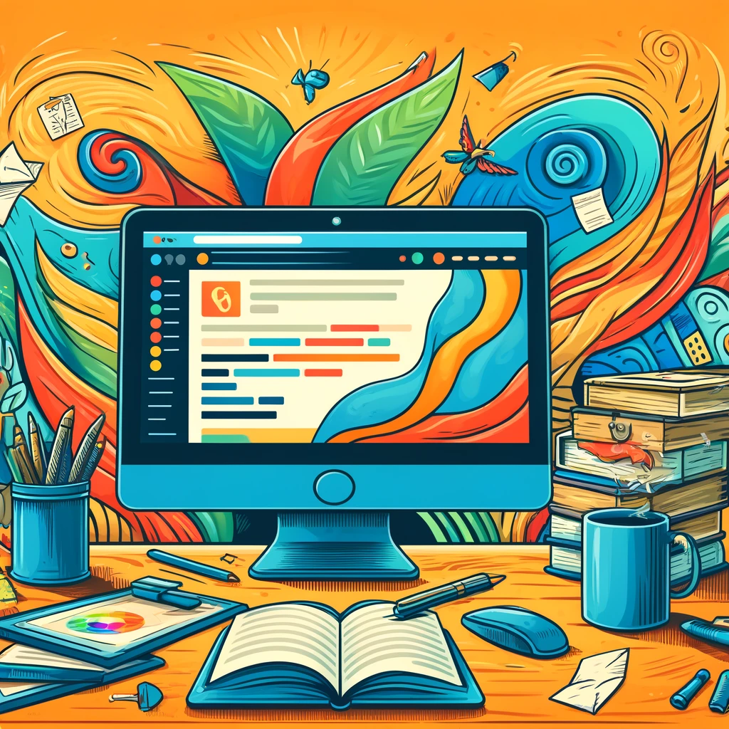 Colorful blog post graphic representing a targeted content upgrade offer