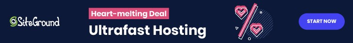 Siteground web hosting banner ad